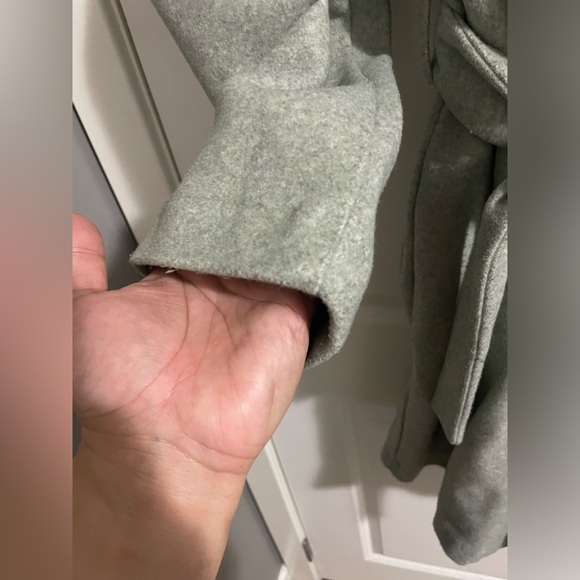 Zara Belted Trench Coat with Hood - Picture 5 of 6